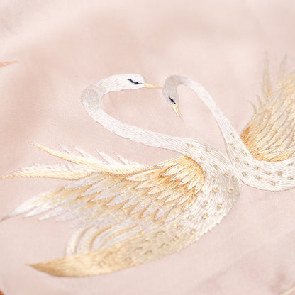 The Swan & White Narcissus QiPao/Cheongsam