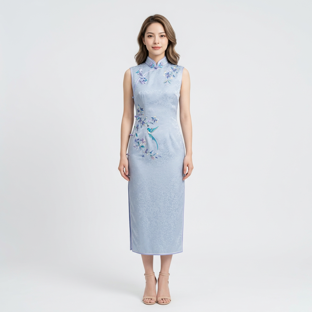 The Jade Lily Silhouette QiPao/Cheongsam