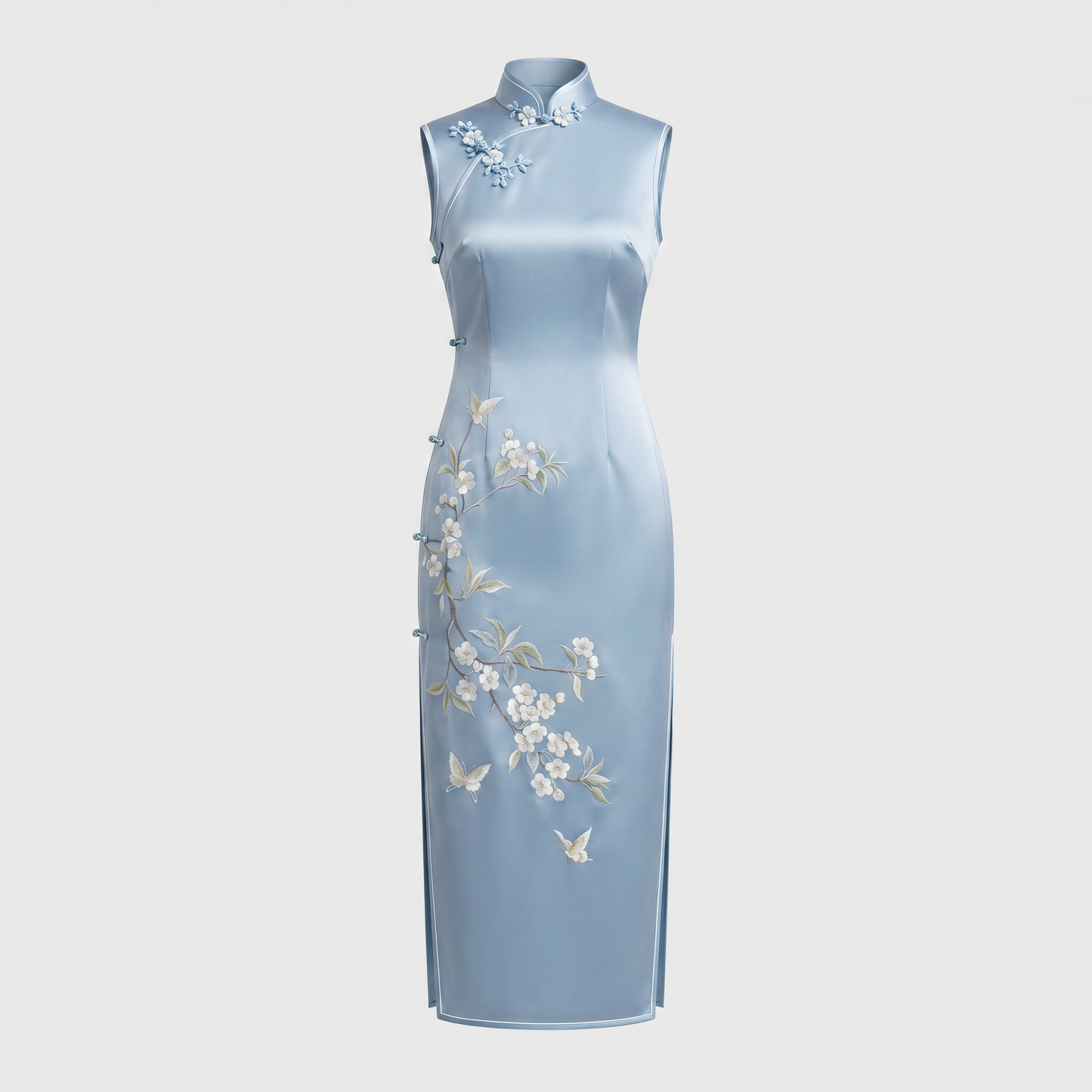 The Apricot Blossom Rain QiPao/Cheongsam
