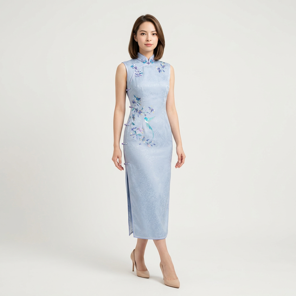 The Jade Lily Silhouette QiPao/Cheongsam