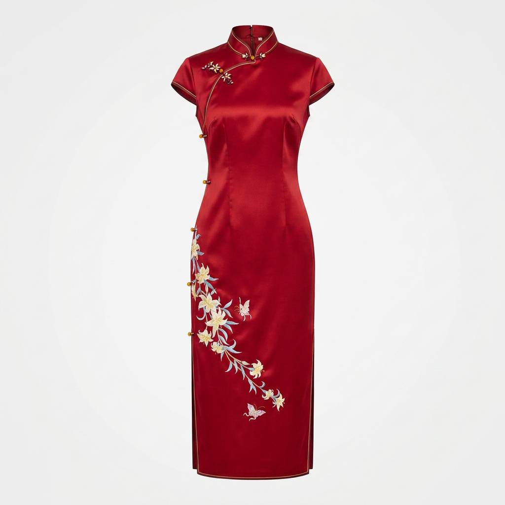 The Lily of Great Fortune  QiPao/Cheongsam