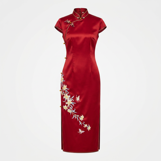 The Lily of Great Fortune  QiPao/Cheongsam