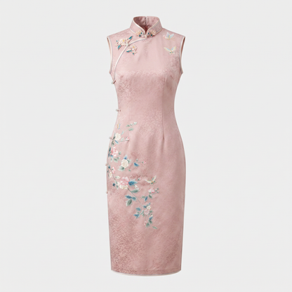 Hibiscus of the Golden Years QiPao/Cheongsam